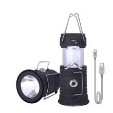 Solar Camping Light USB Rechargeable Outdoor Survival